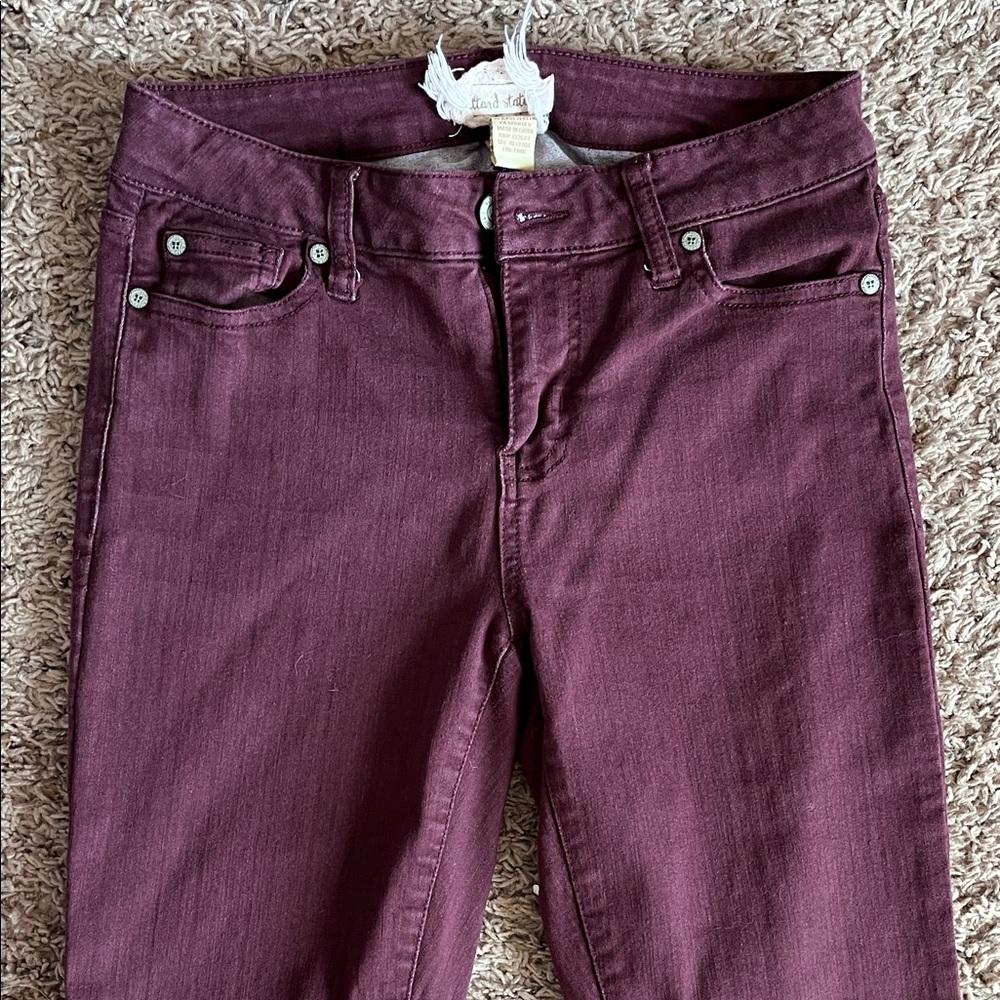 Women's Wine Jeans